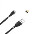 360 Rotation Data Transfer 5A Quick Fast Magnetic Charging Cable For Micro USB Phone Magnet Charger Wire